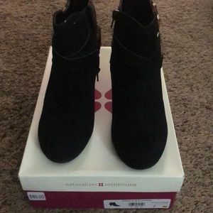 👢 SALE Naturalizer black/leopard boots